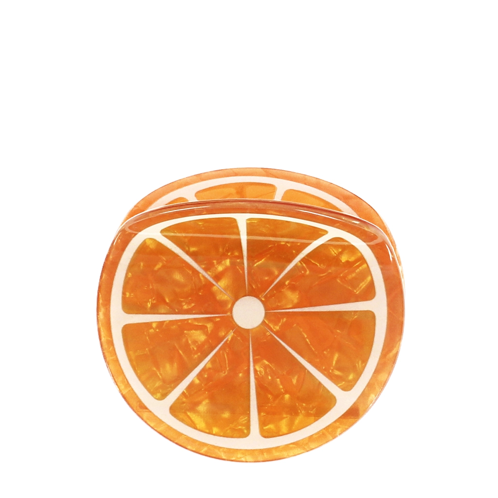 Haarklammer - Orange, ca. 8 x 5 x 6,7 cm