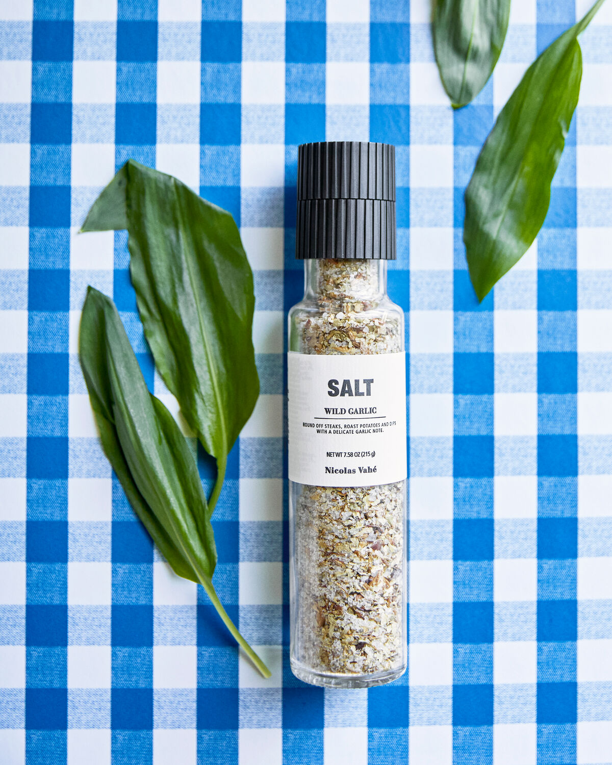 Nicolas Vahe Salz Wilder Knoblauch , 215 g , Nicolas Vahé Salt, Wild garlic 215g