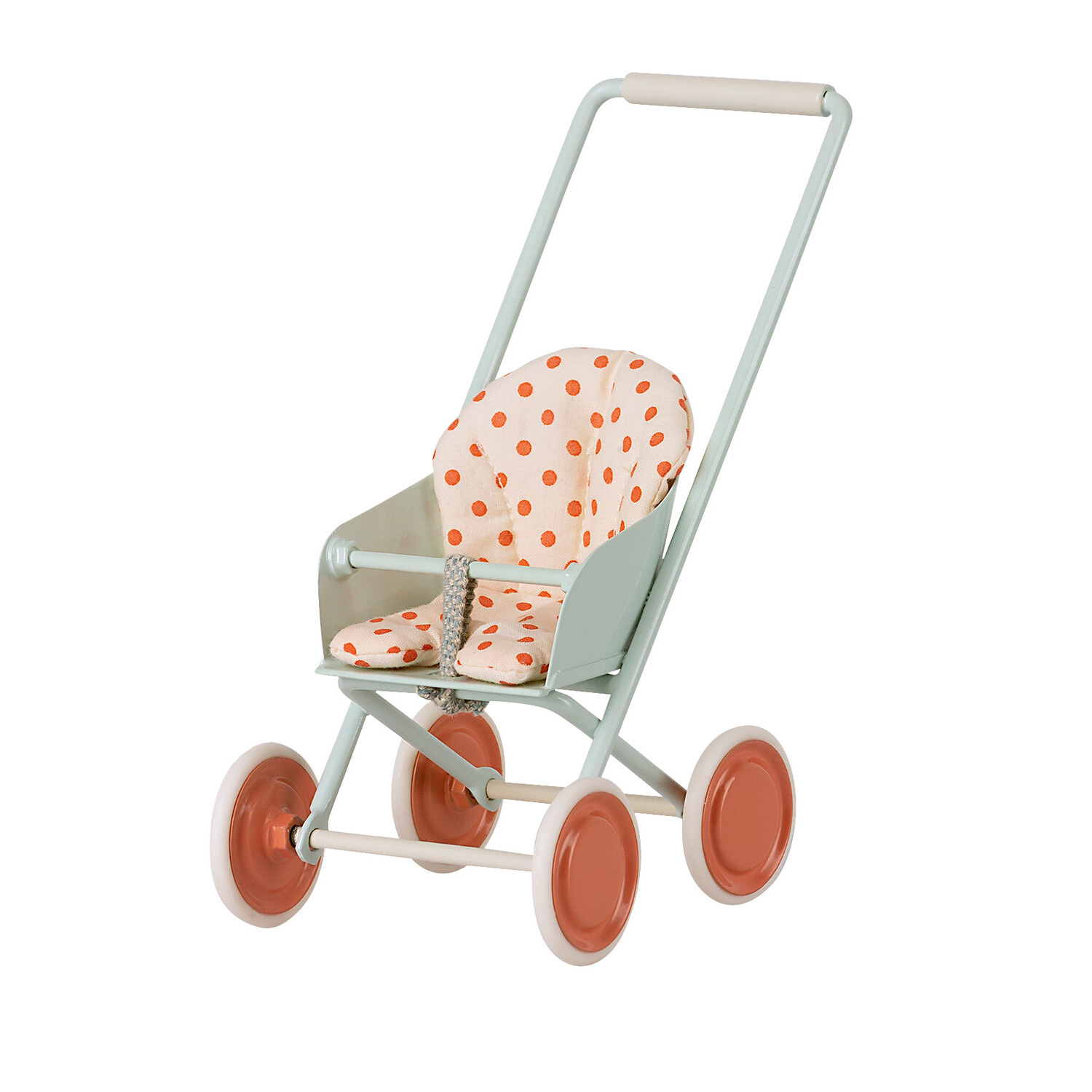 Maileg Kinderwagen, Mikro -Himmelblau, ca. 14,5 cm Maileg Kinderwagen, Mikro -Himmelblau, ca. 14,5 cm