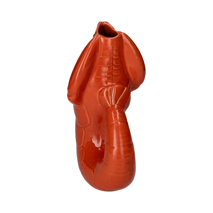 % Madame Crevette, Hummer, Vase, L, orangerot, Höhe ca. 32 cm
