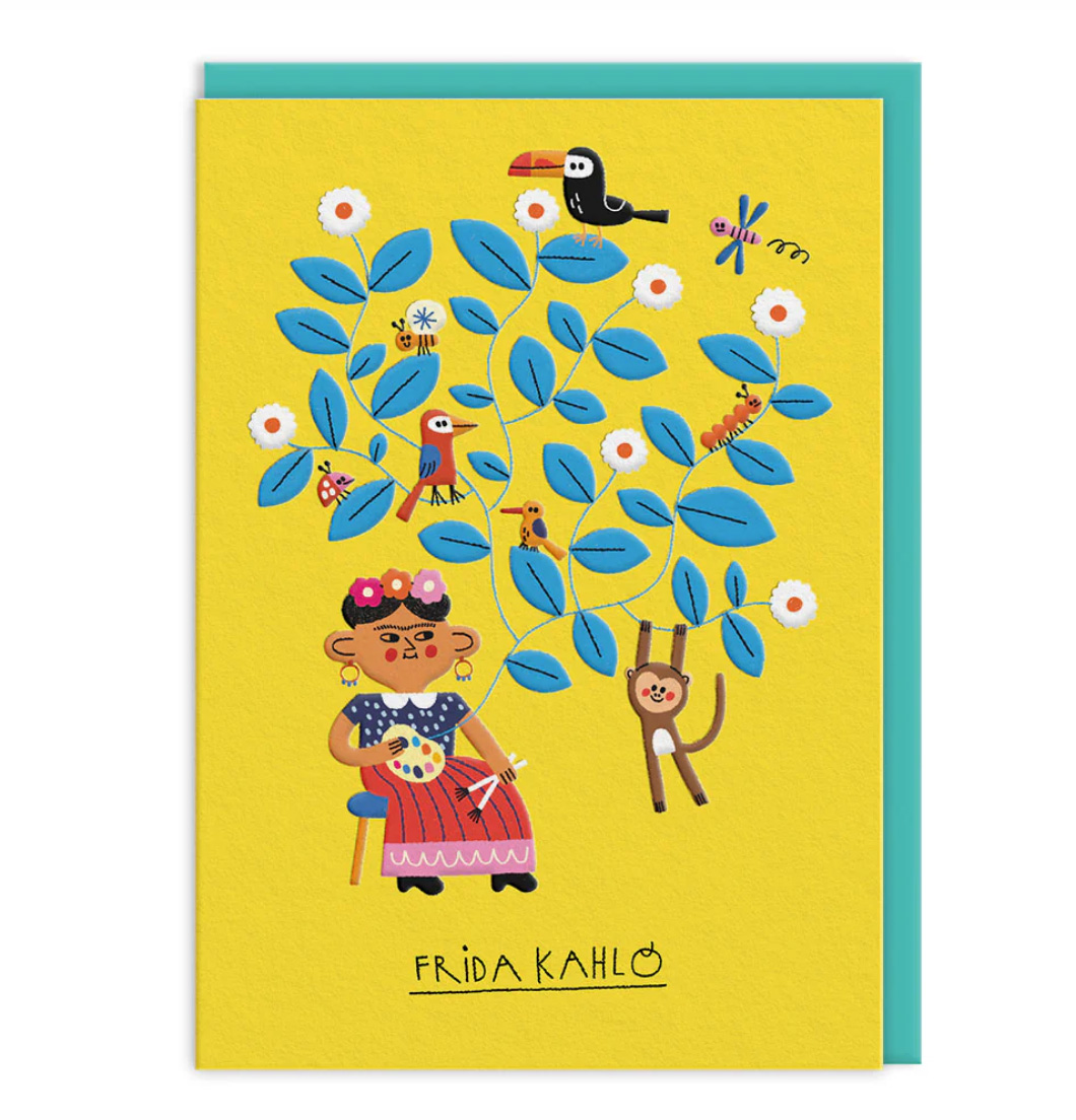 OH DEER Grußkarte Frida Kahlo von Teresa Bellón