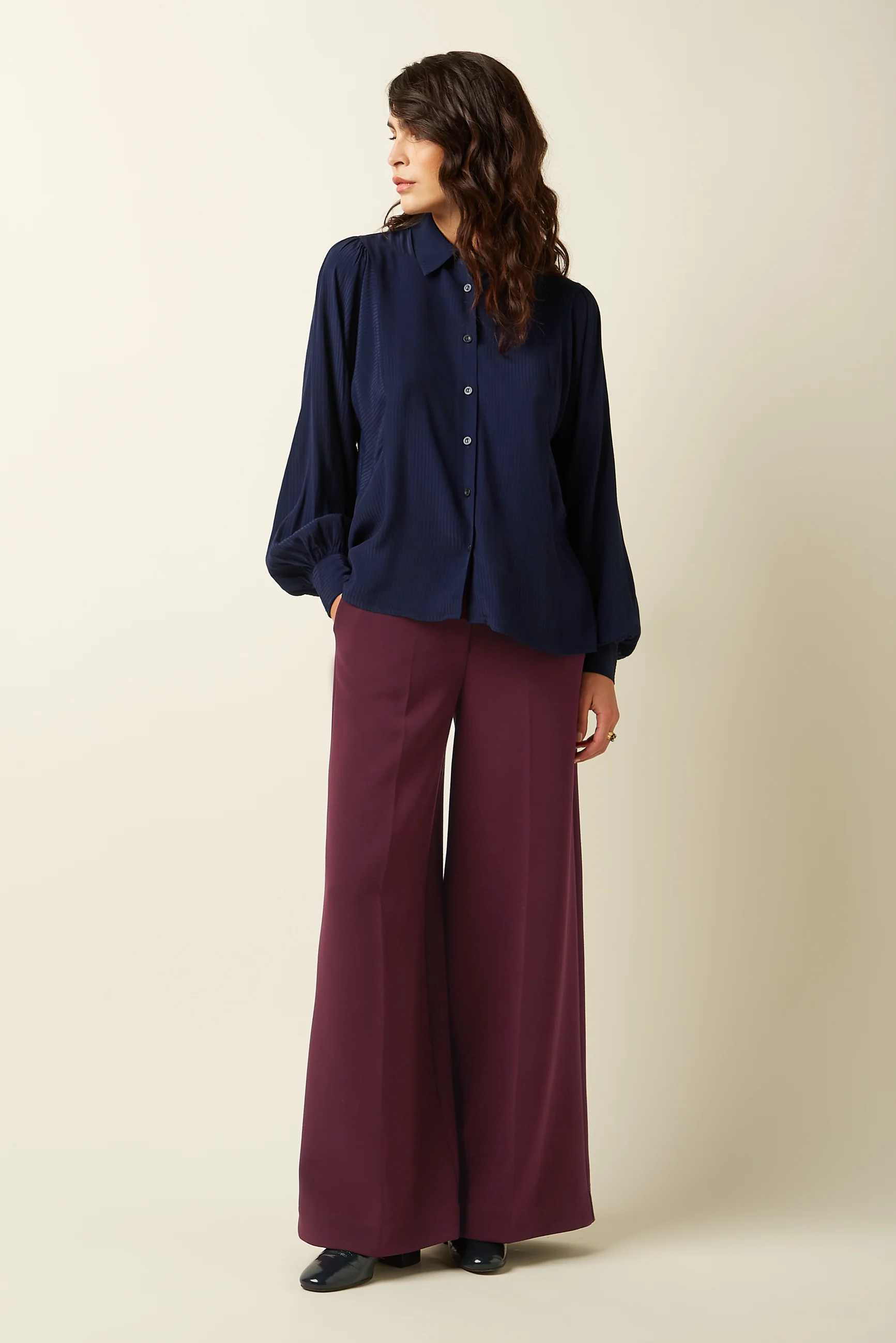 King Louie Hose Chloe Pants Farbe.  Bordeaux Red - Malone