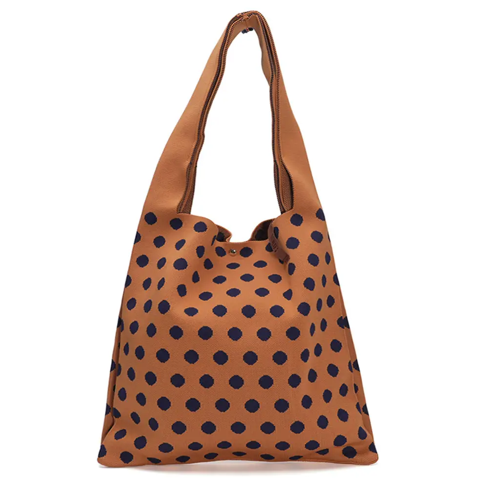 LOT83 Shopper Lois 141, Punkte Braun, ca.  45 x 35 cm