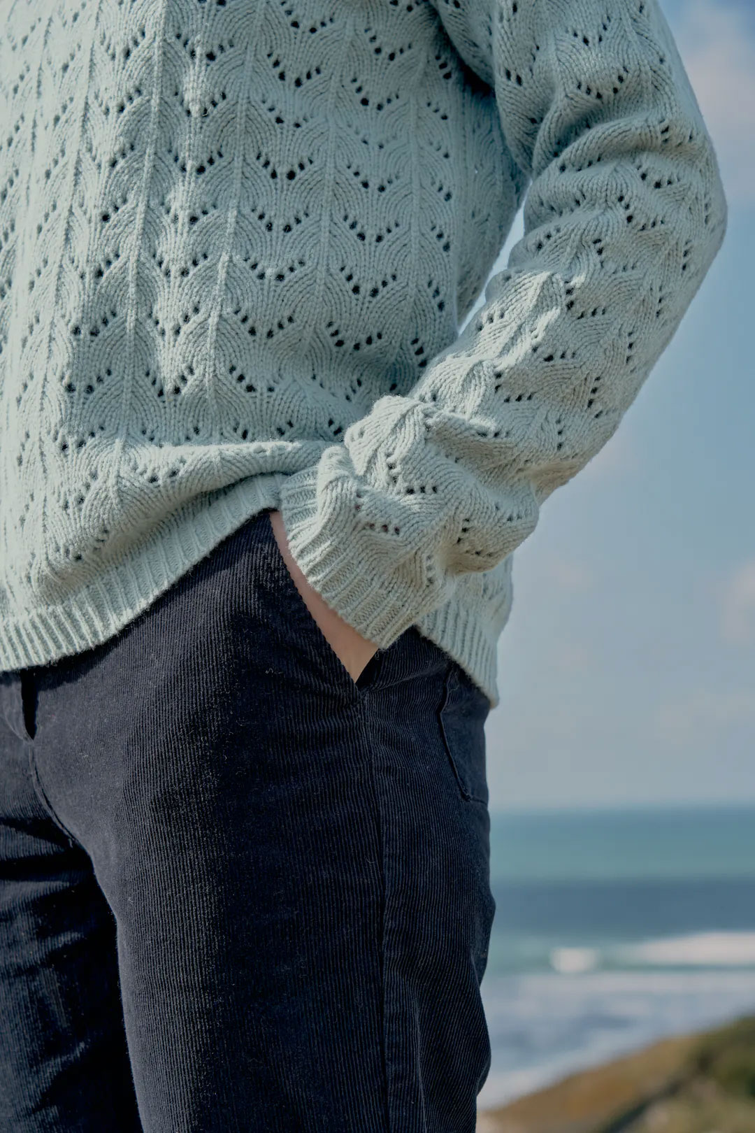SEASALT Pullover Heather Path Jumper/ Petrol Celadon SEASALT Pullover Heather Path Jumper/ Petrol Celadon