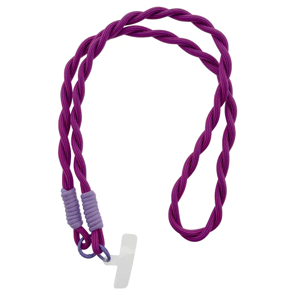 LOT83 Handykette LANG Nr. 75,  Violett, Telefonkabel