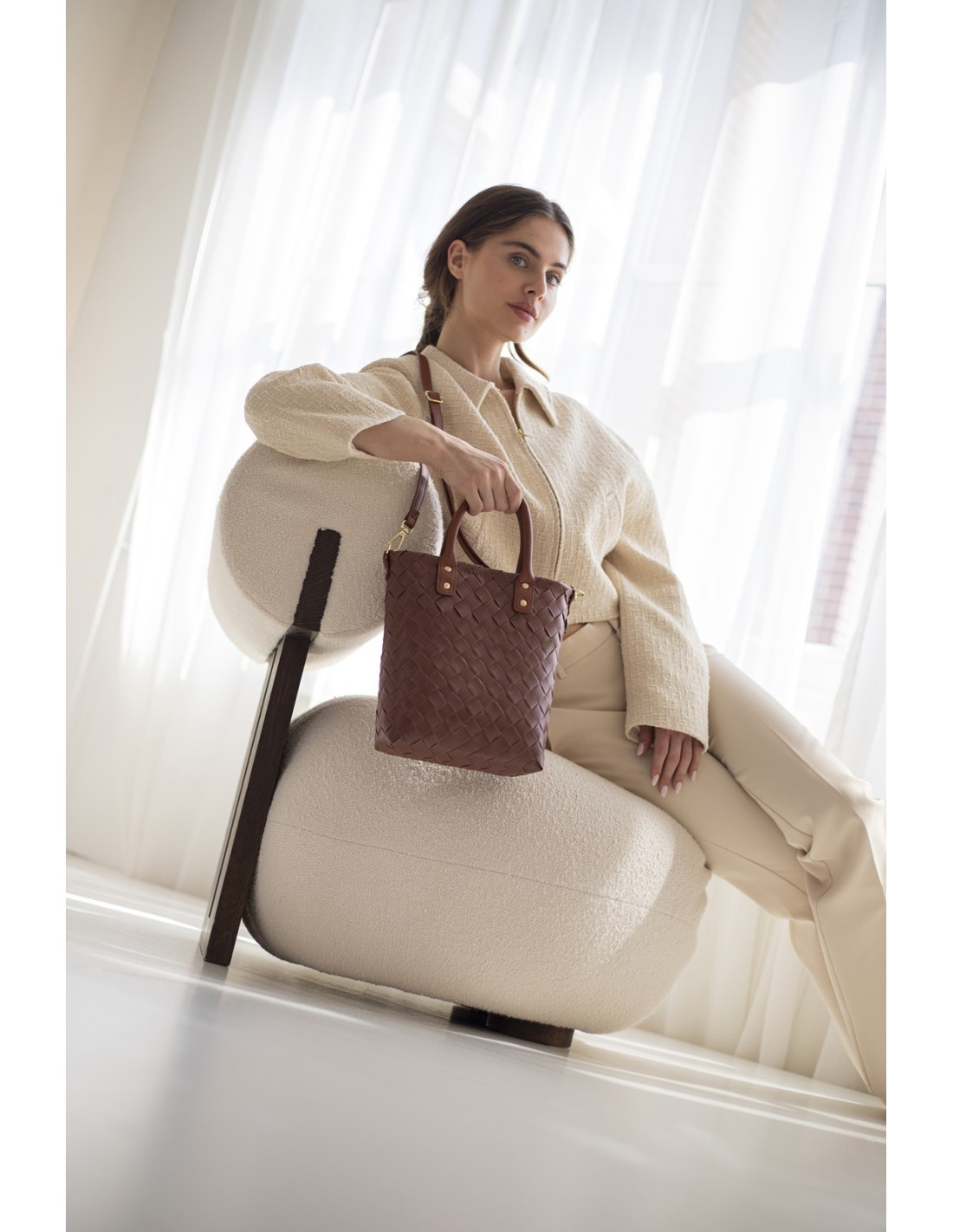 Handed By Little Grace Handtasche, Farbe: autumn brown 