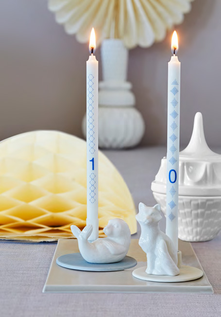 dottir Nordic Design Kerzenhalter Geburtstagsgeschichten FOX / Fuchs, Birthday Stories 