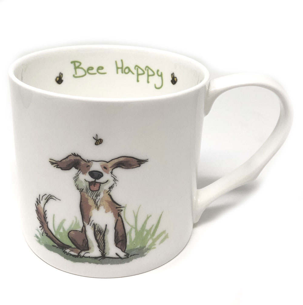 Two Bad Mice Becher groß "Bee Happy", 400 ml by Anita Jeram, Hund