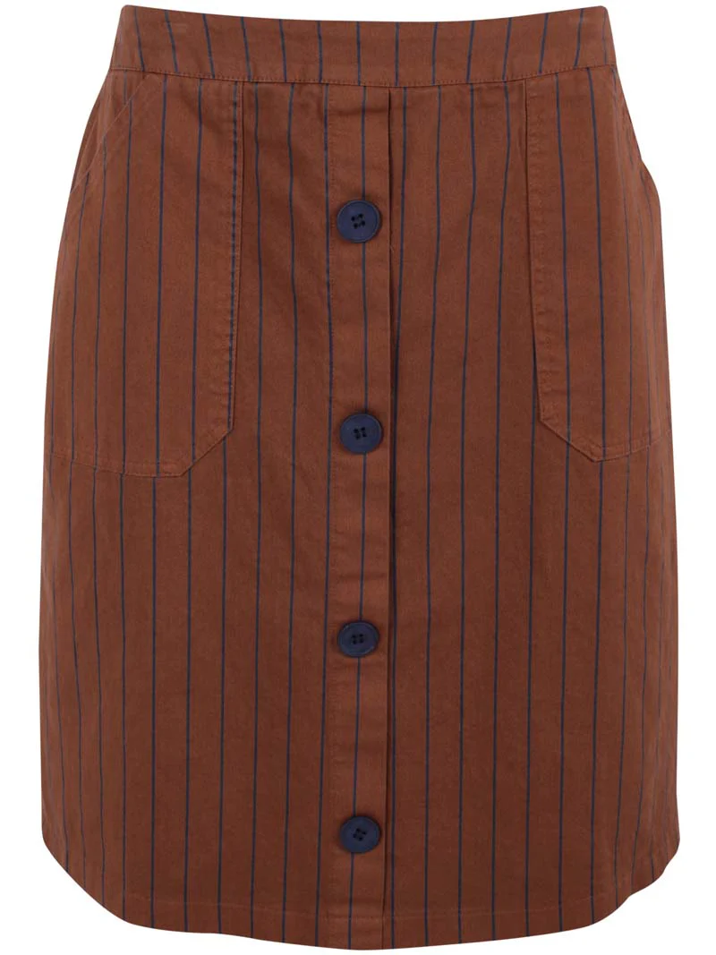 % Danefae Danekage Rock Stretch-Canvas-Rock Braun/Dunkelblau