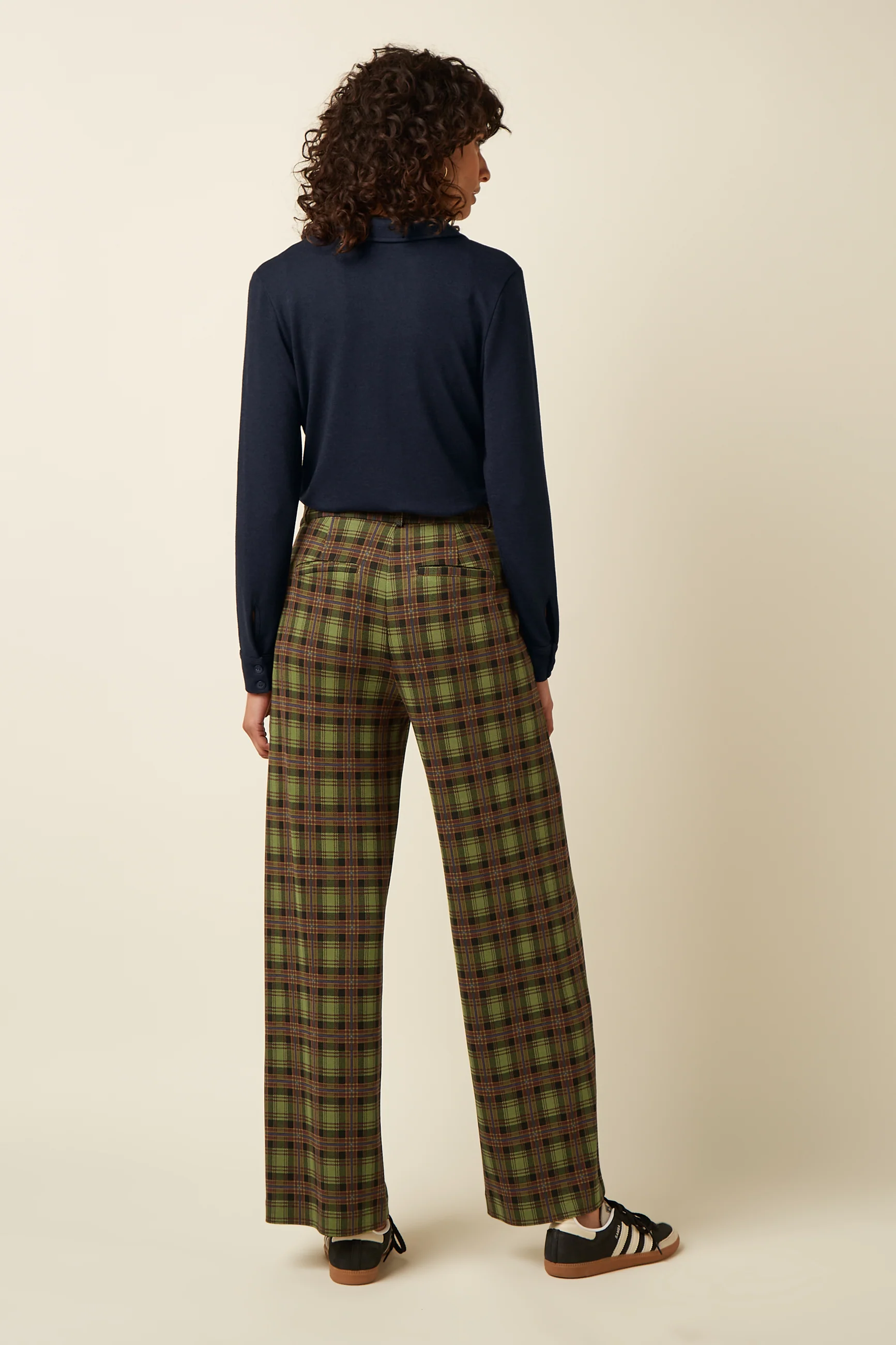 King Louie Federica Pants Timber Check, Hose, Farbe Multi Color - Timber Check