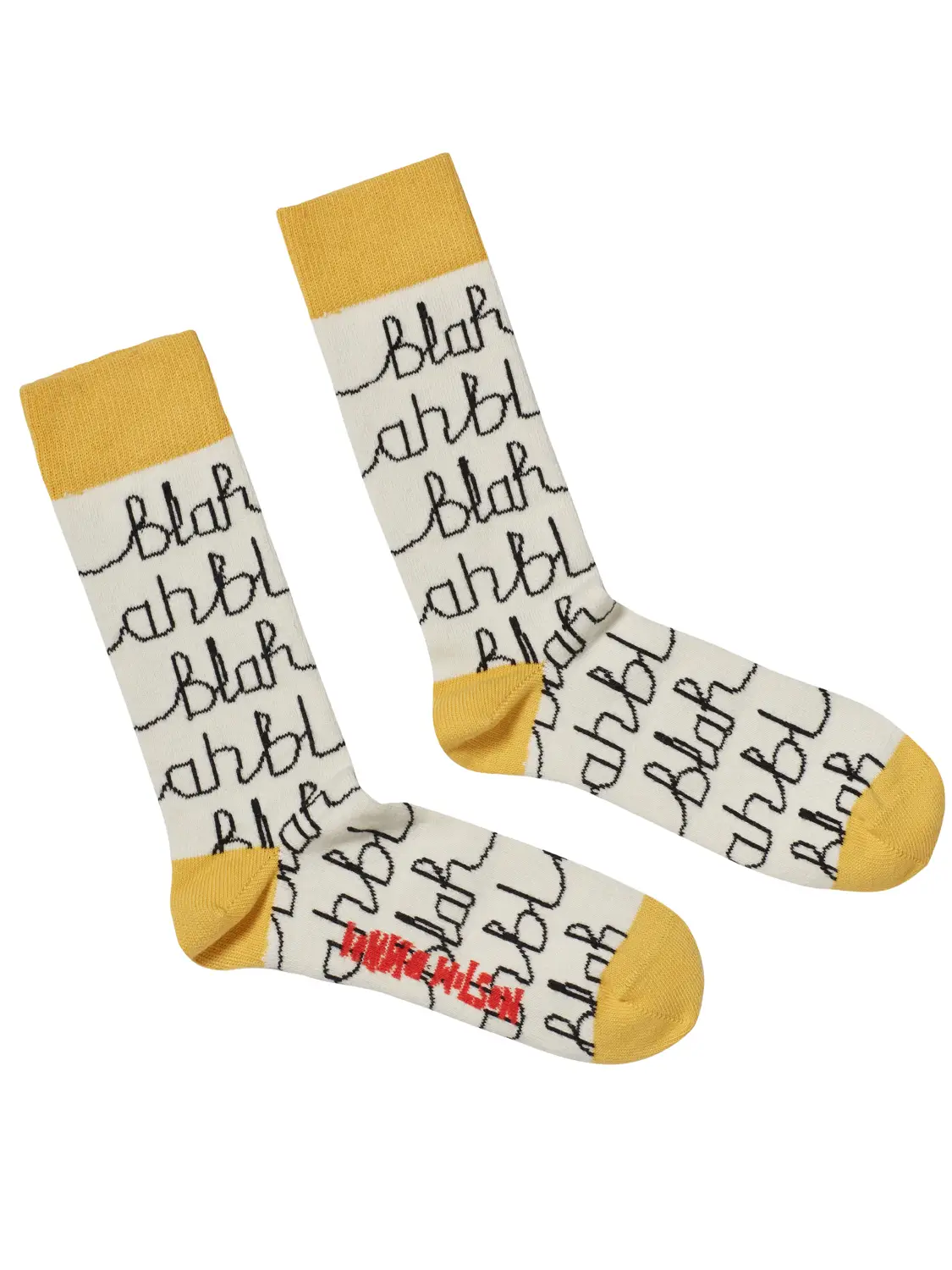 Donna Wilson Socken BLAH BLAH von Donna Wilson Blah Blah Socks, ONE SIZE 38-40