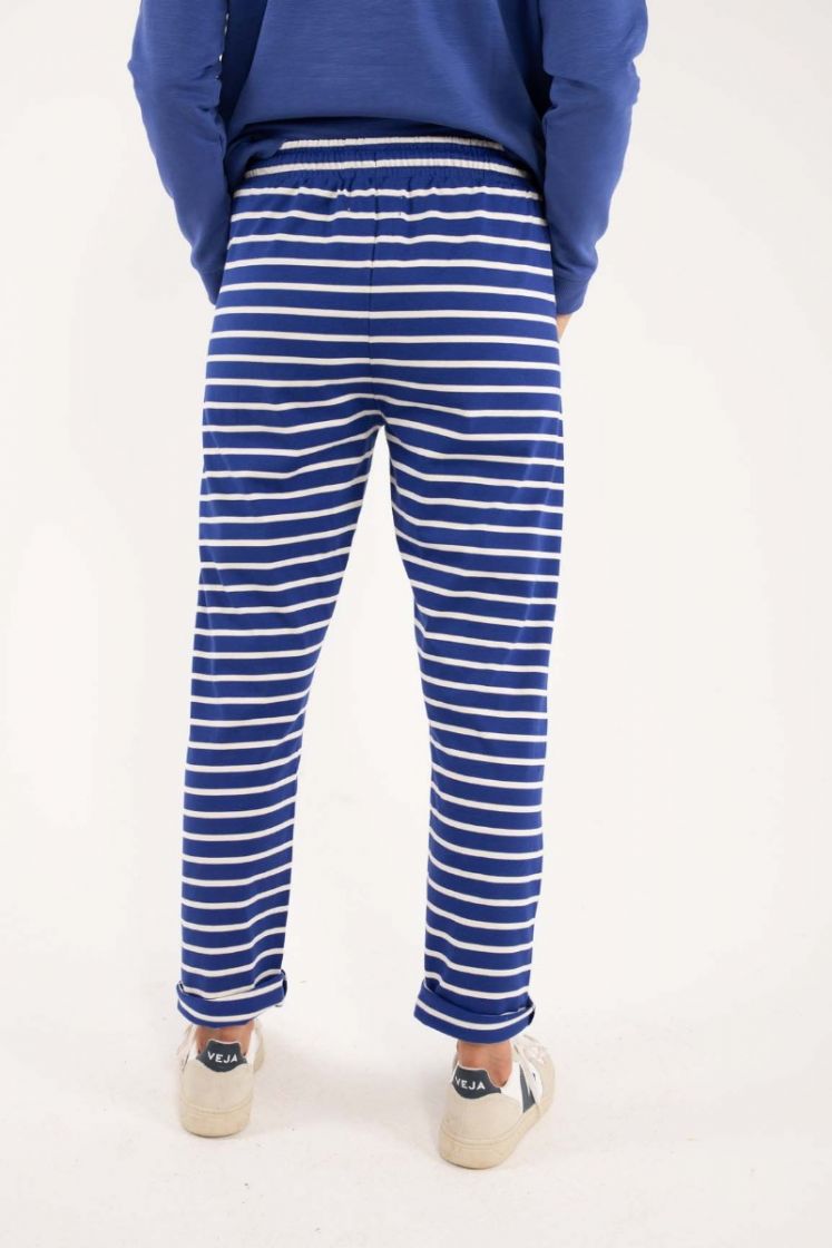 Danefæ Hose Danenorsminde Pants Royal Blue/Off white Danefæ Hose Danenorsminde Pants Royal Blue/Off white