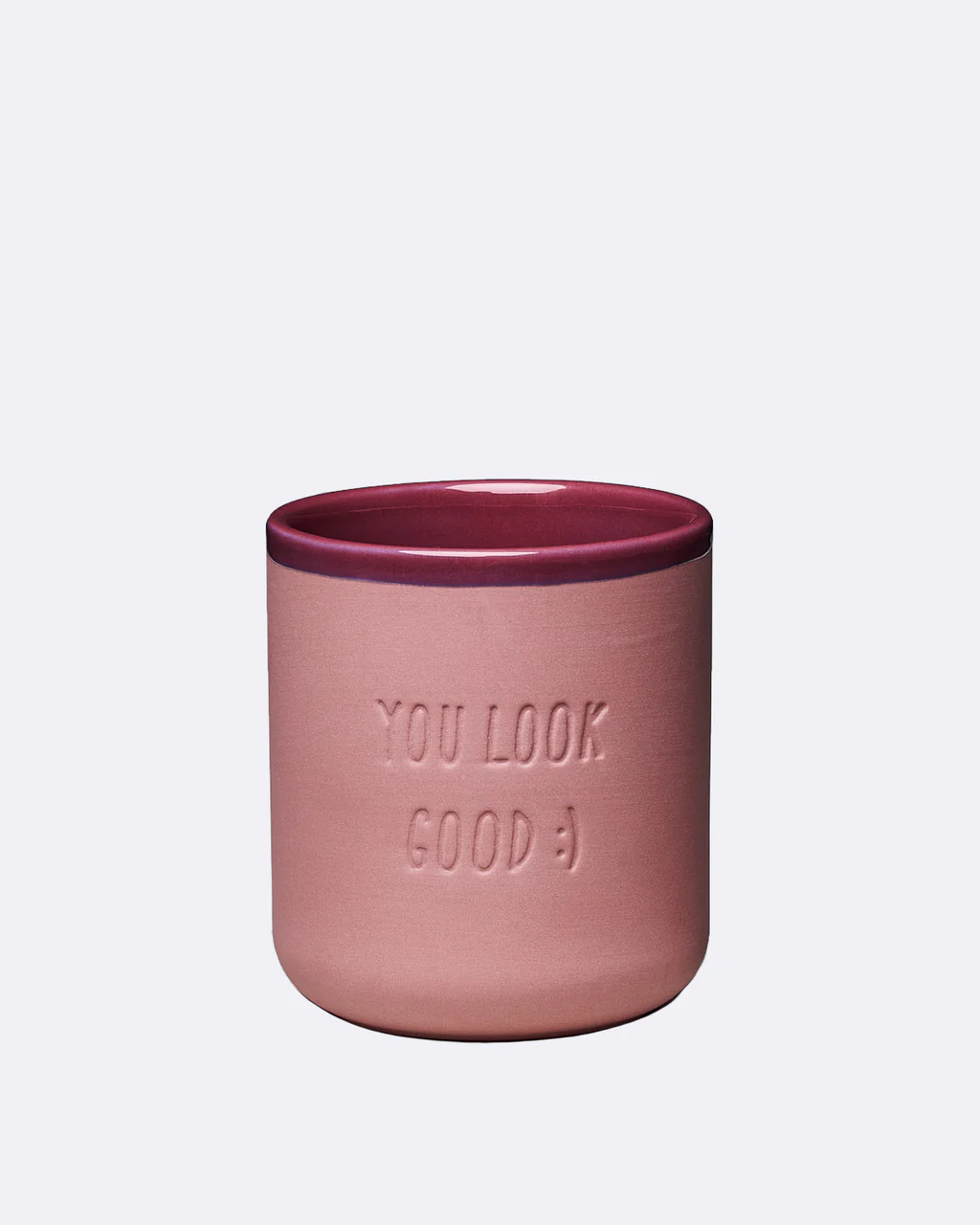 GOOD MOOD Porzellantasse - YOU LOOK GOOD , 380 ml  , Becher