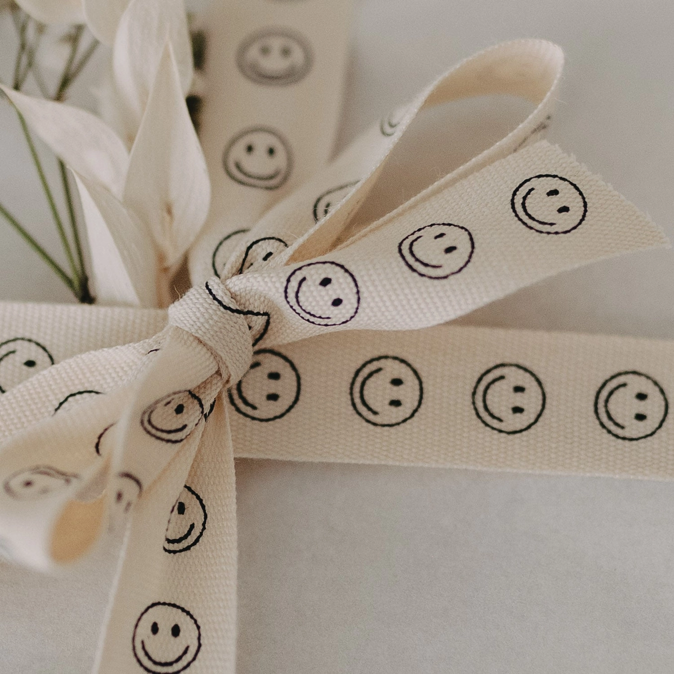 Eulenschnitt Geschenkband 5m Smileys