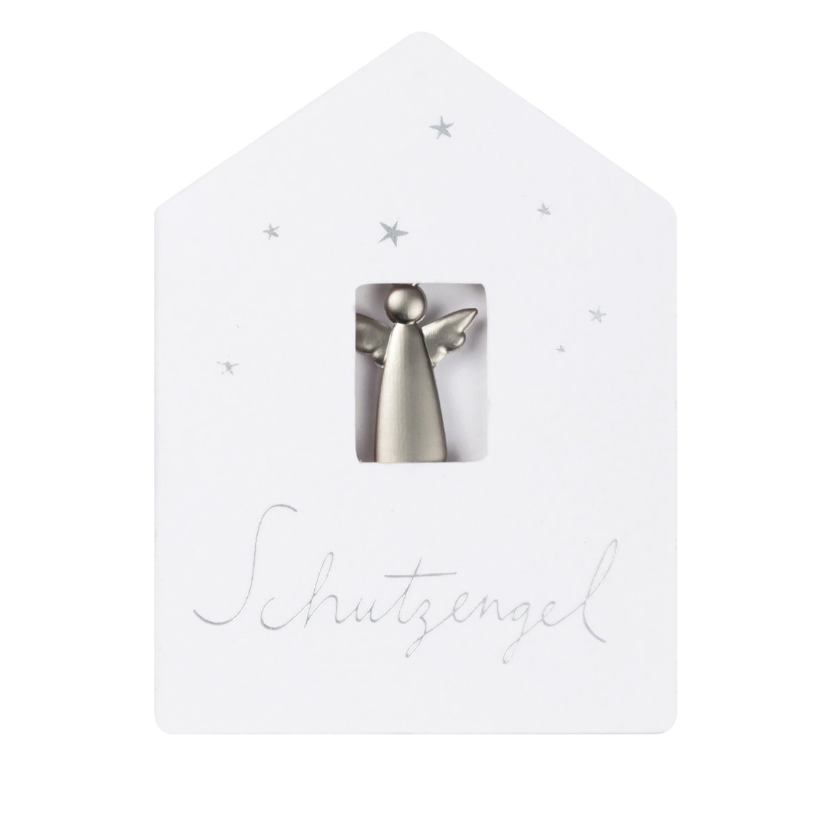 SCHUTZENGEL SILBER " Ich pass auf dich auf " von Räder