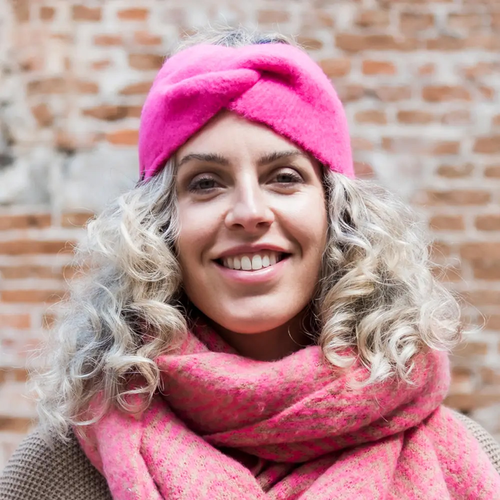 % LOT83 Stirnband Nr. 10, Stirnband Pip Pink