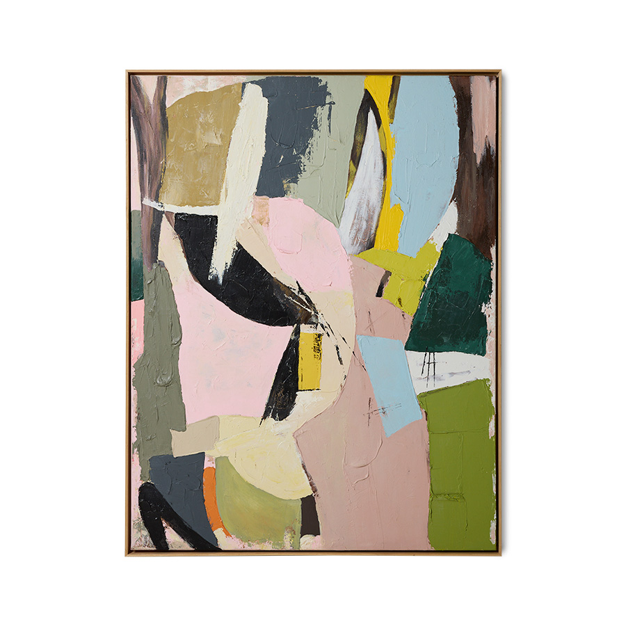 HKliving Framed artwork "Colour Cult", 103x143cm, Bild