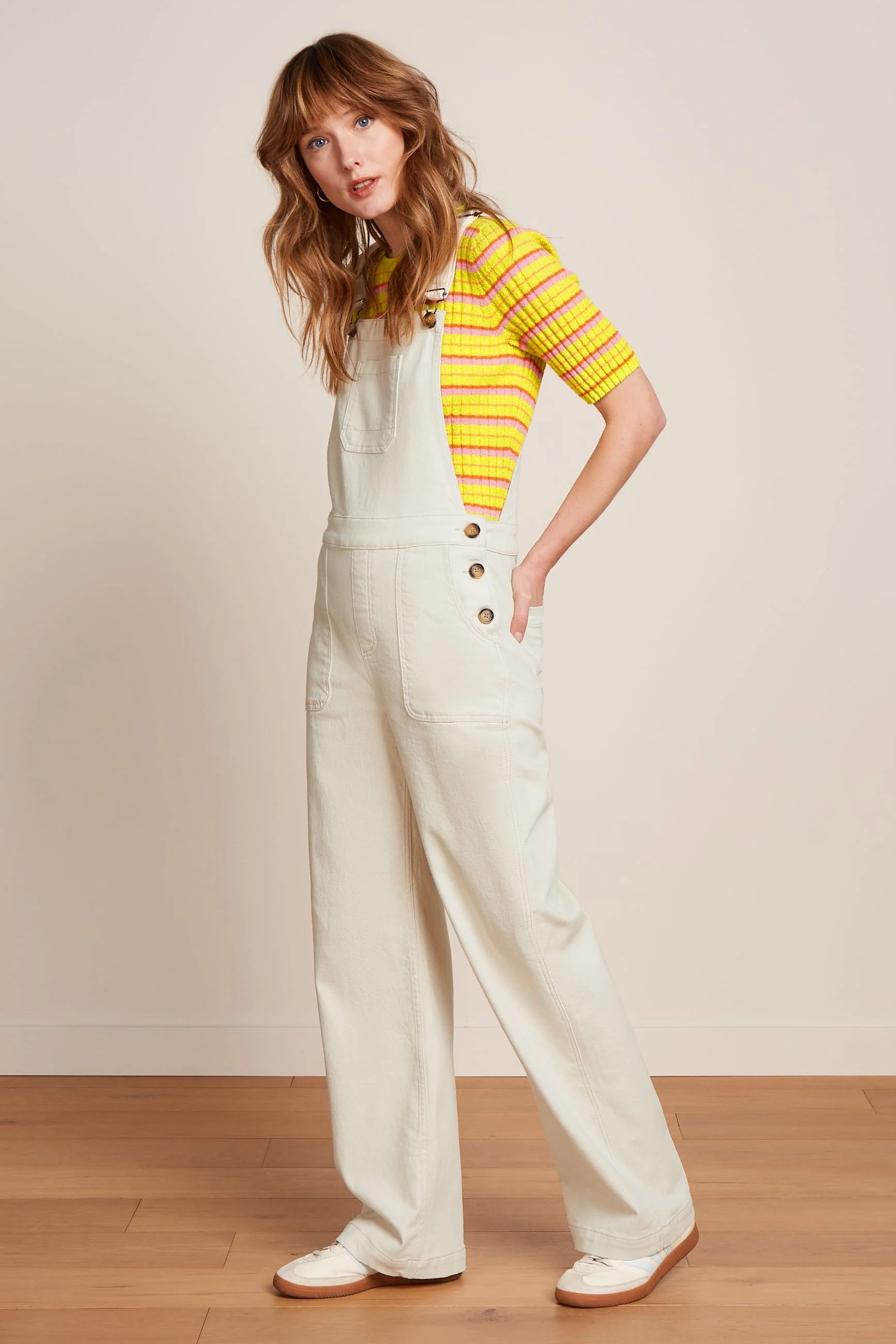 % King Louie Agnes Rib Top Sunny, Farbe: Neon Yellow - Sunny