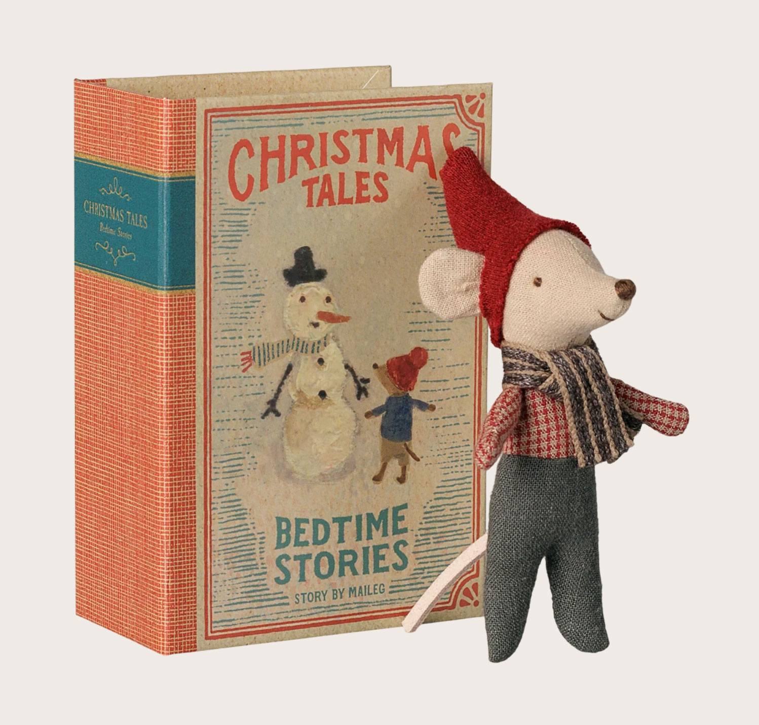 Maileg Weihnachtsmaus, Baby im Buch