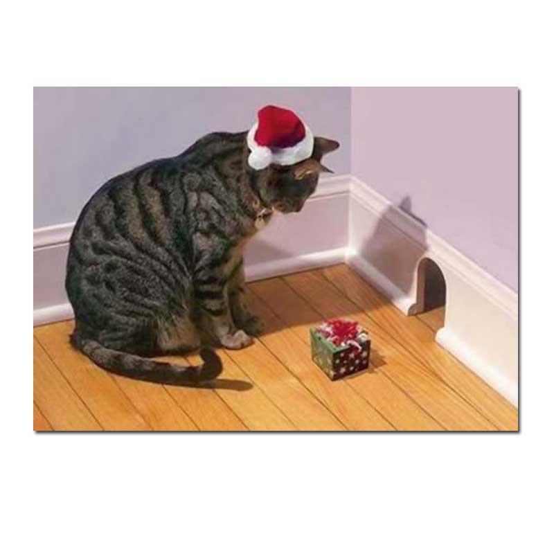   Inkognito Postkarte XMAS WEIHNACHTSFALLE, Weihnachten  