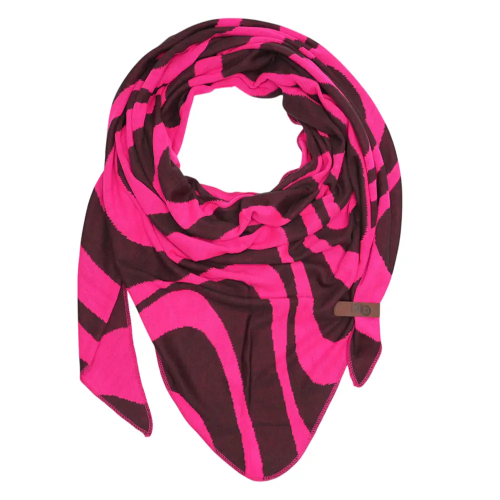LOT83 Schal Ziggy 14, Pink-Aubergine