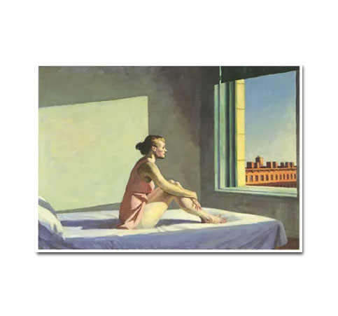 Edward Hopper Postkarte "Morning Sun, 1952"  , Kunst