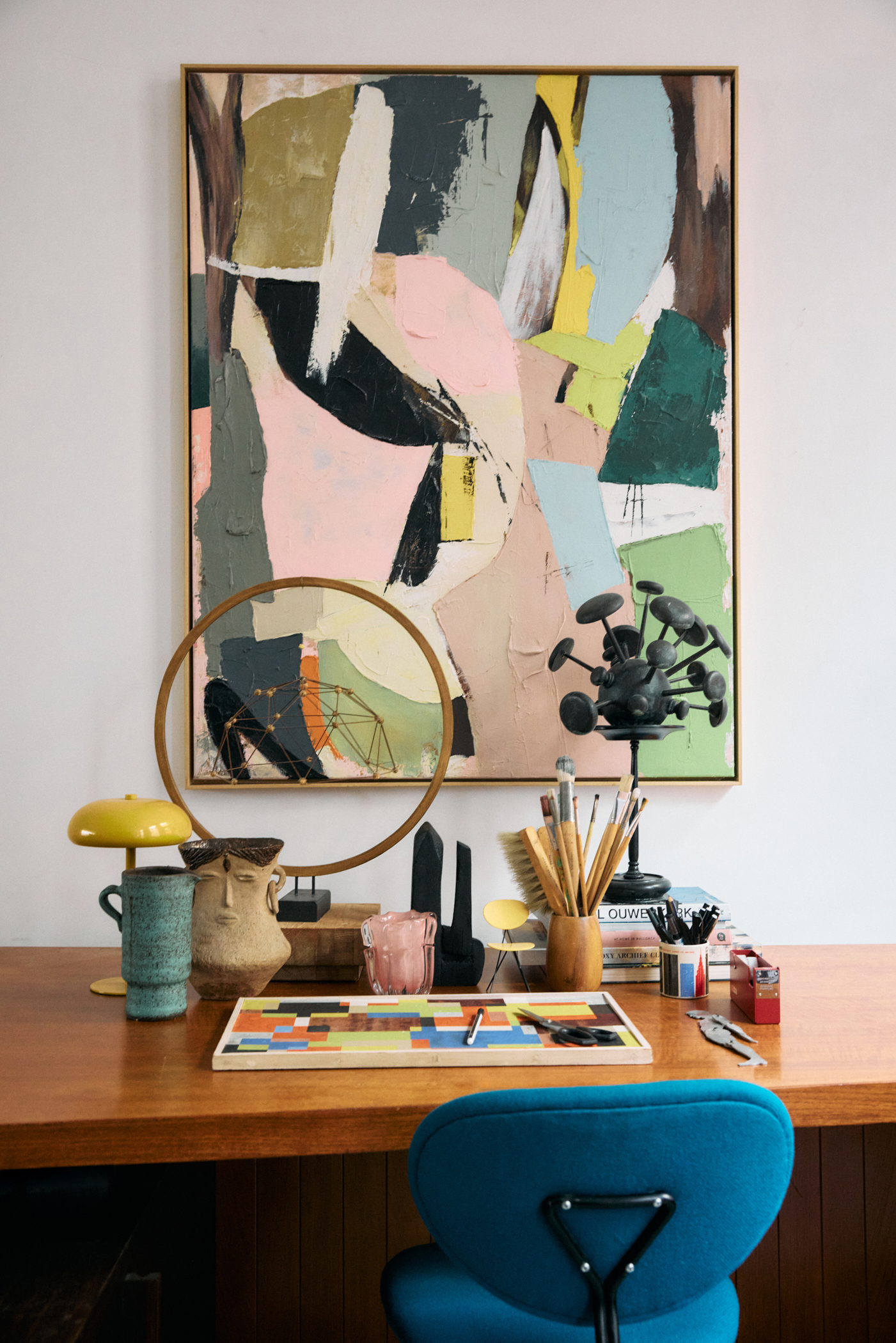 HKliving Framed artwork "Colour Cult", 103x143cm, Bild