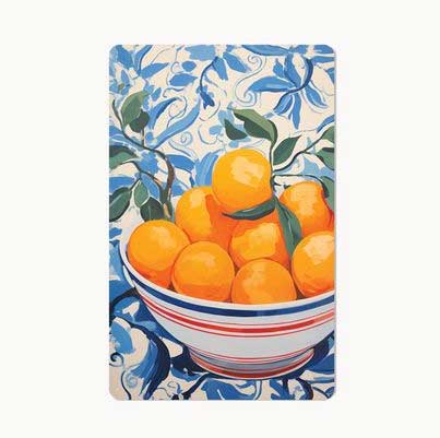 Lunacard Postkarte Orangen