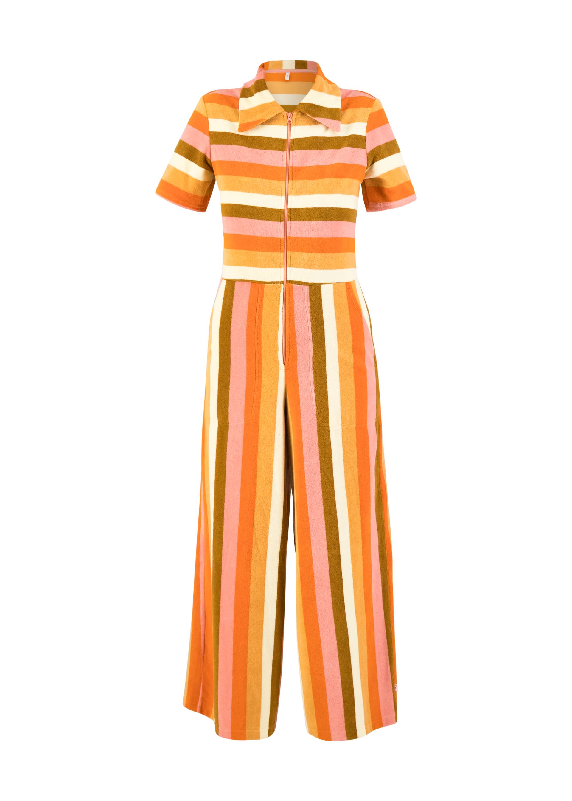 Blutsgeschwister Jumpsuit Reneé Love Twist - sunny spirit stripe, Jumpsuit Frottee