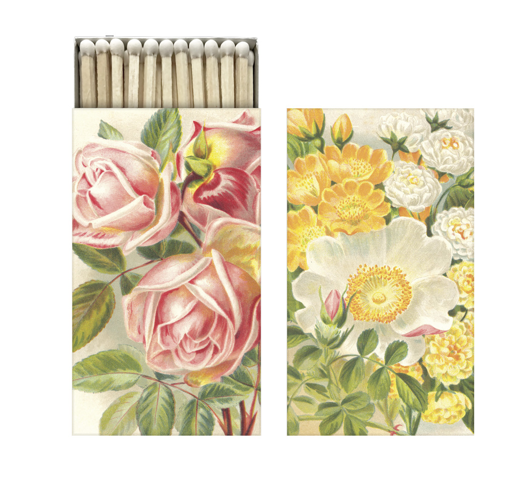 Streichhölzer " Roses" von Sköna Ting, ca.6 x 11 cm