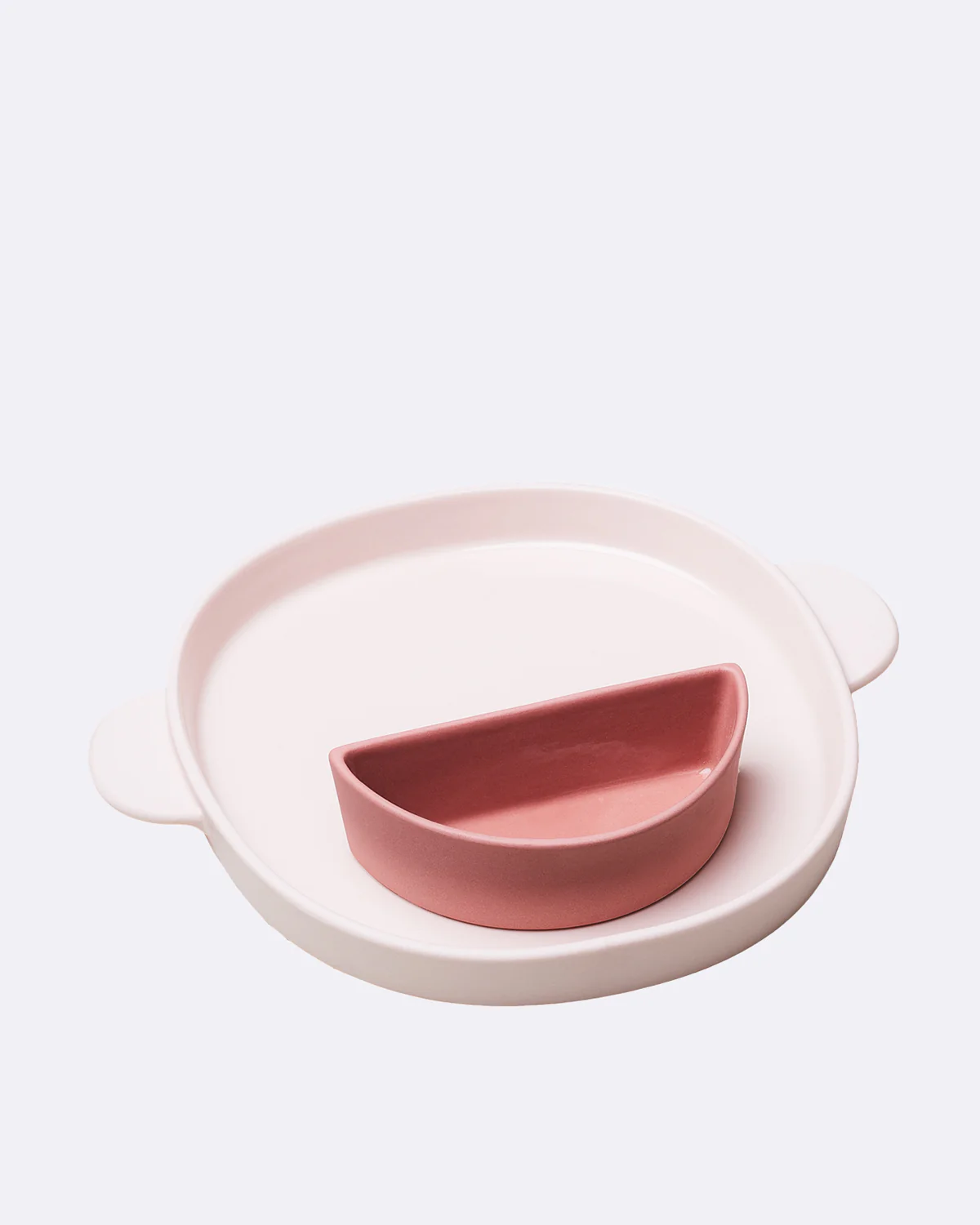 GOOD MOOD Kinderteller- MO, Porzellan , Rosa