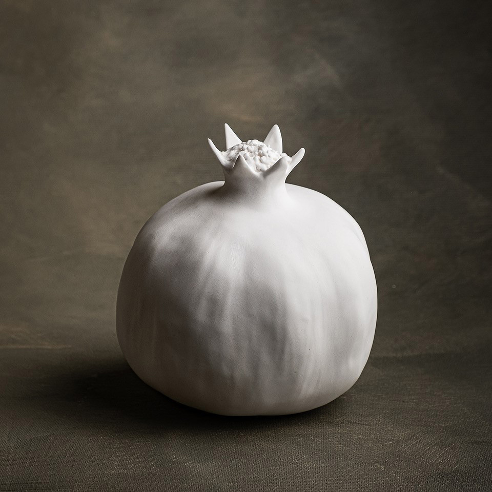 KLATT OBJECTS PUNICA Granatapfel Bone China, D. ca. 10 cm