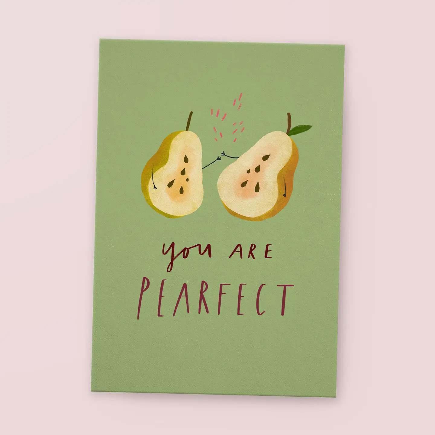 Postkarte »Pearfect« von FRANZIZO     