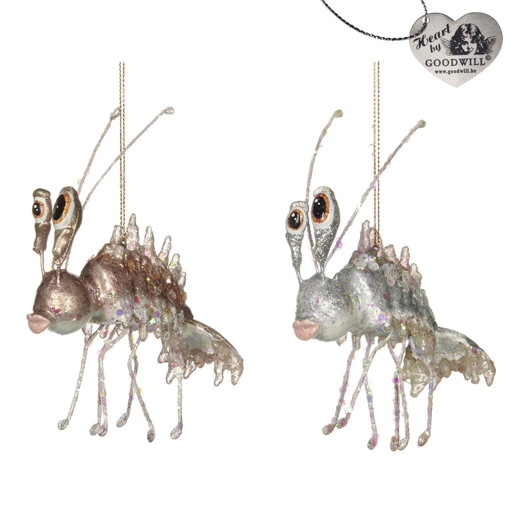 Weihnachtsschmuck ARCTIC FROZEN SHRIMP ca. 12,5cm von Goodwill/ Catherines Collection