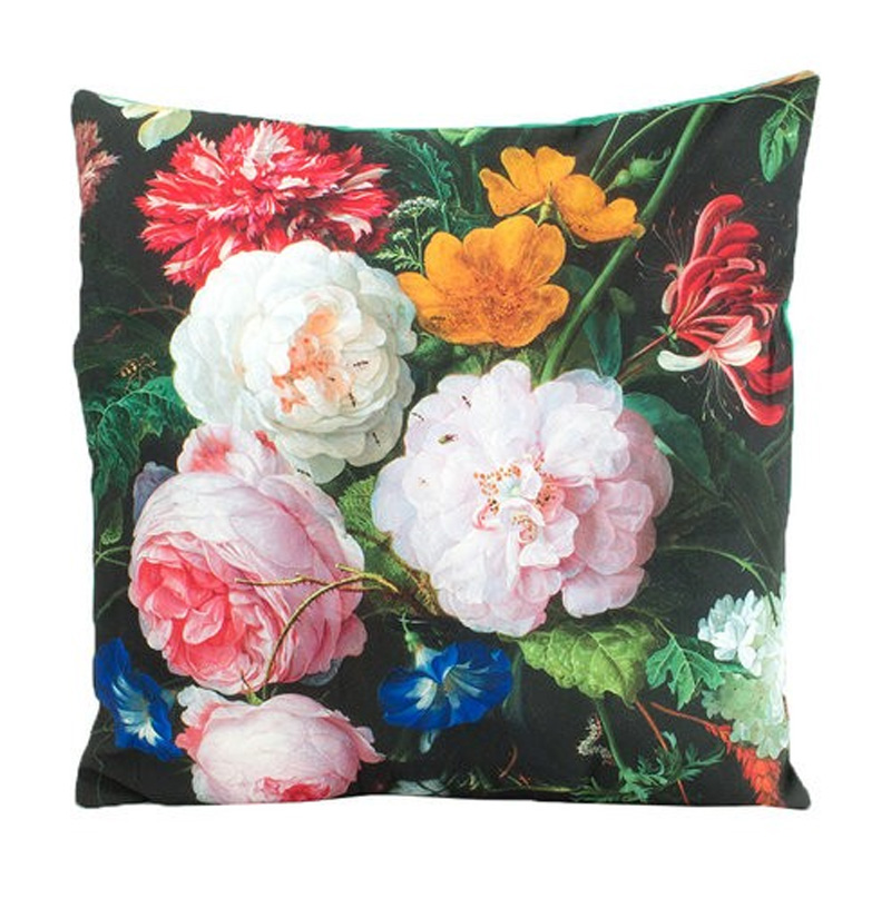 % Kissenbezug, 45X45 cm, De Heem, Blumenstillleben
