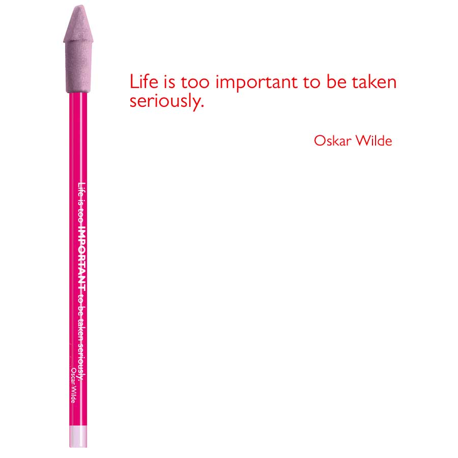  Bleistift rot IMPORTANT von Oscar Wilde von Cedon  