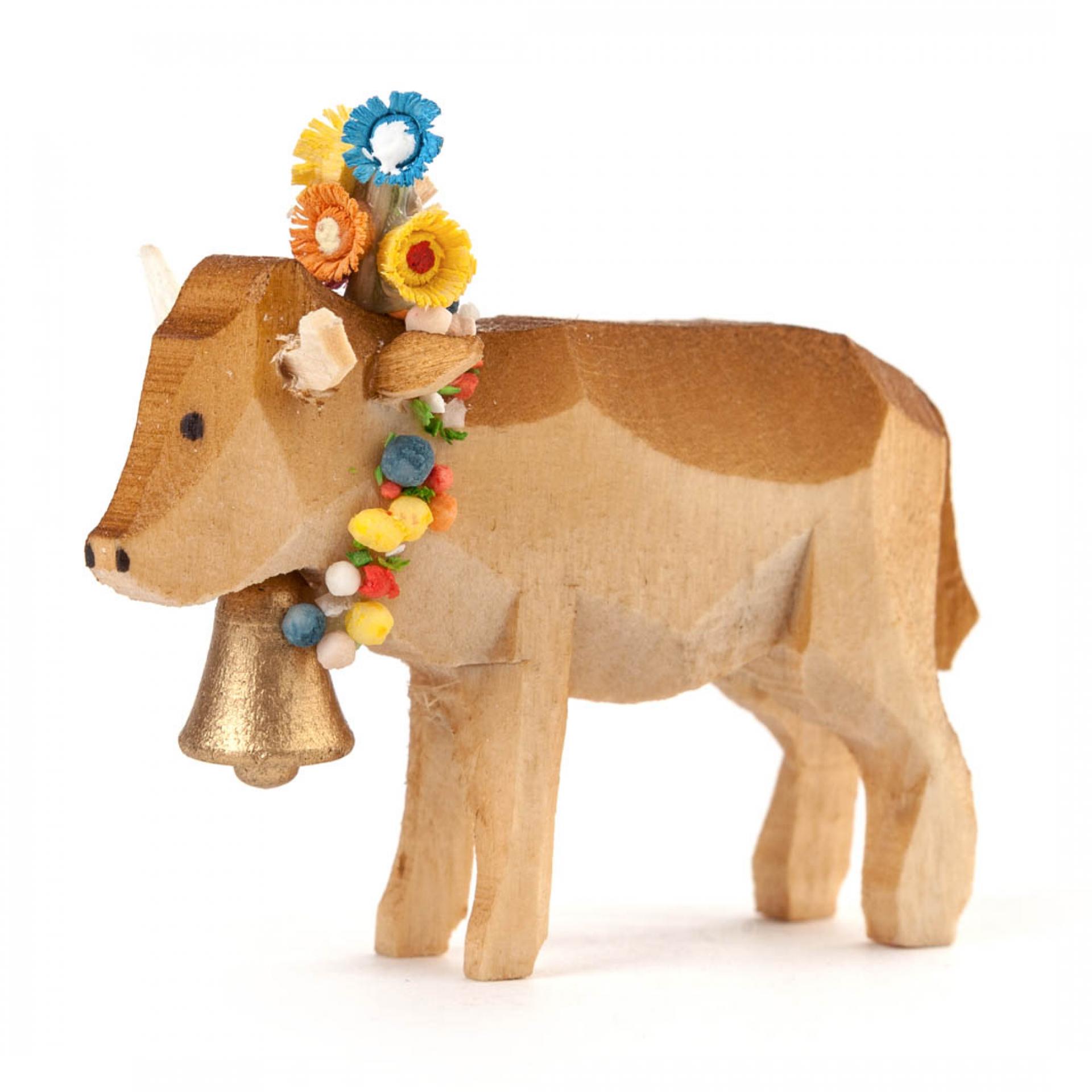 Almabtrieb-Schmuckkuh , ca.4,5 cm , Miniatur