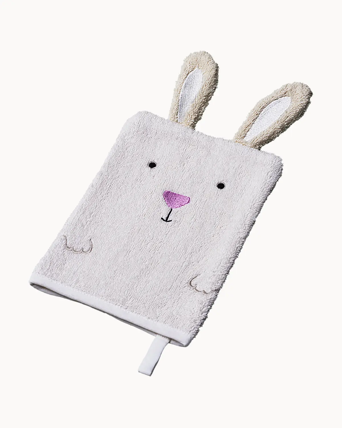 Waschlappen Hase, Organic wash cloth - rabbit