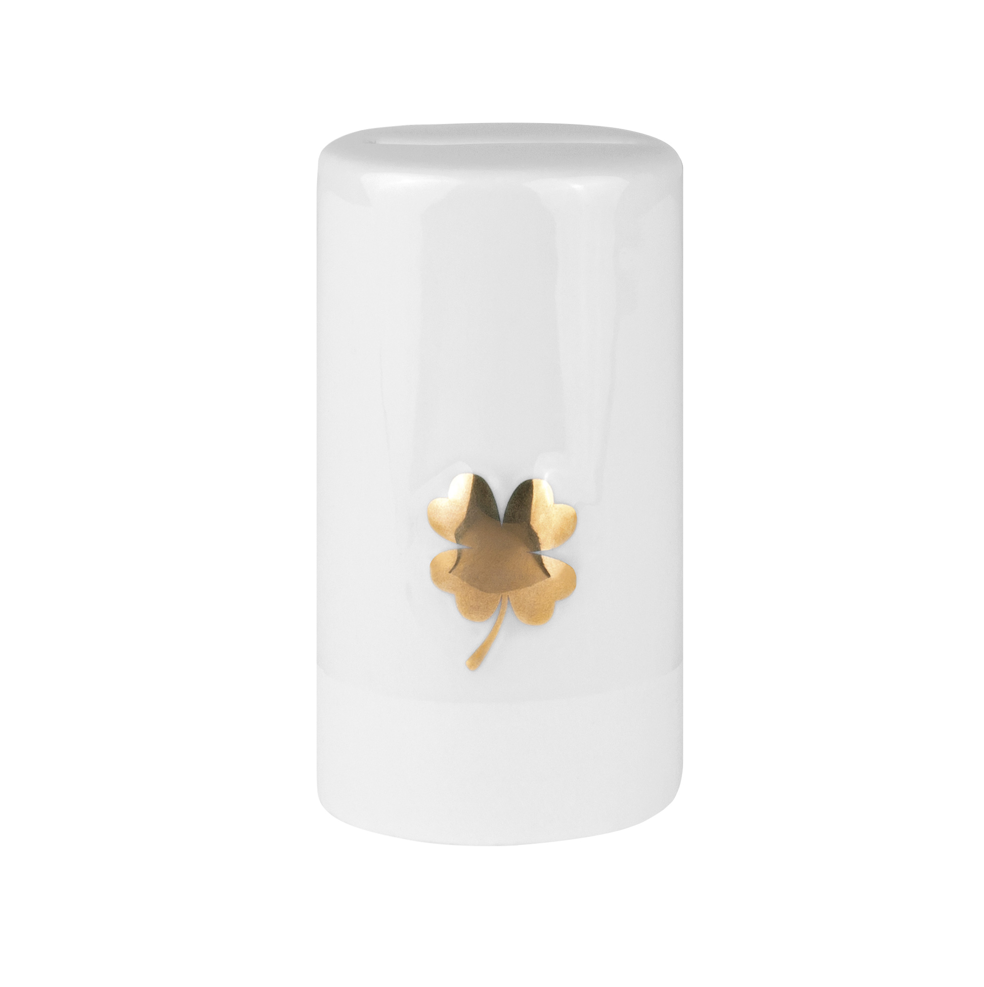 % Räder Spardose Geldsegen GLÜCKSKLEE, D:5cm H:9cm, von Räder 