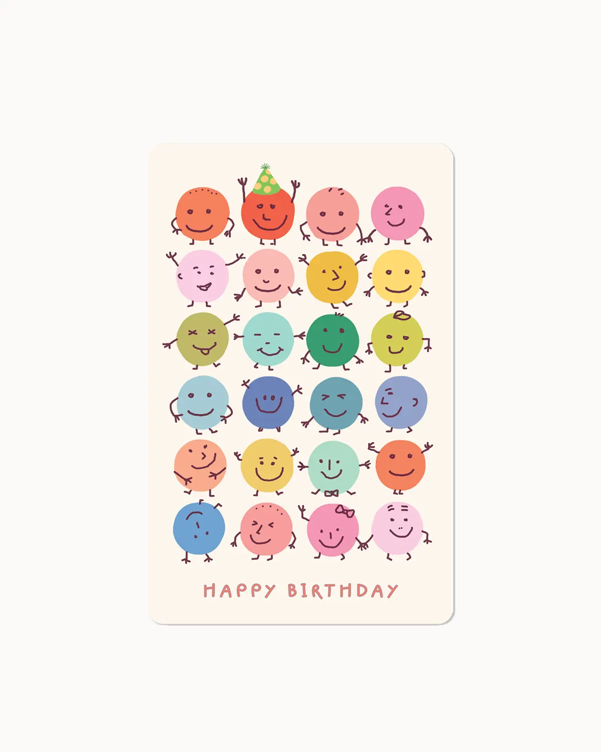 Lunacard Postkarte *Birthday Smilies