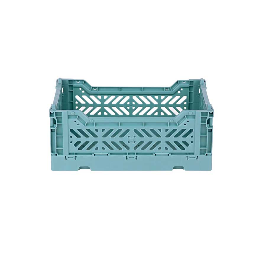 Aykasa Klappkiste mini, Farbe TEAL von Aykasa, Faltkiste, Klappbox 