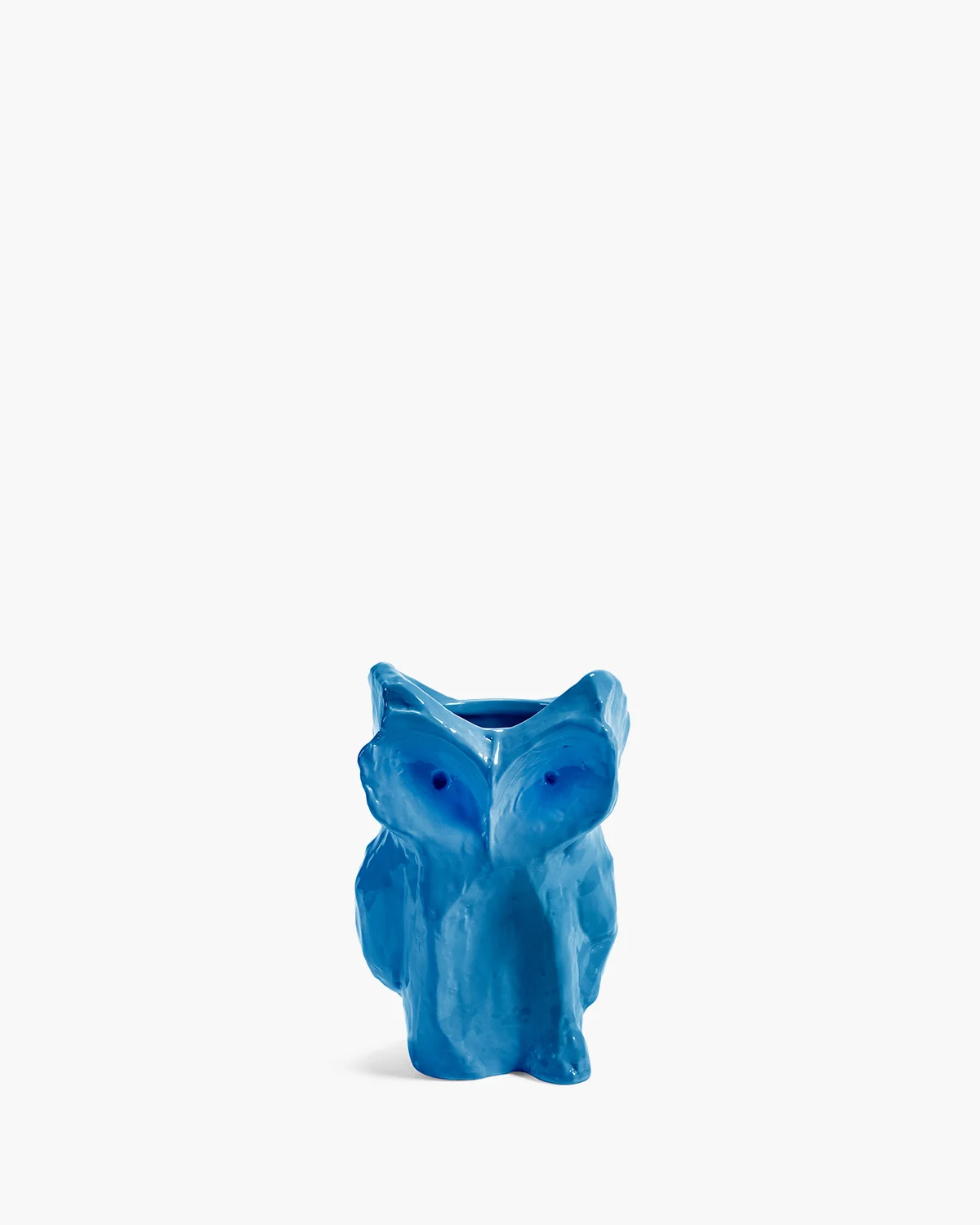Eule Vase XS Blau After Midnight, Kollektion Midnight creatures von Marni, Höhe ca. 12 cm