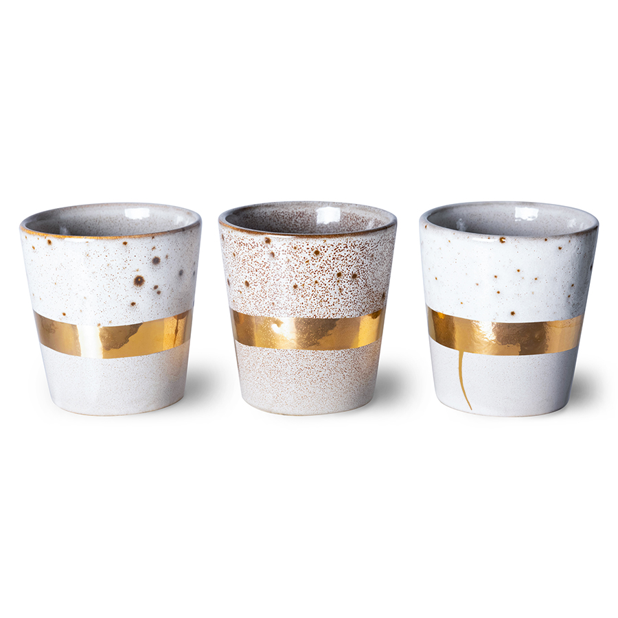 HKliving 70's christmas special 2021, Kaffee Becher, gem, Siebziger Jahre Geschirr, Keramik HKliving 70's christmas special 2021, Kaffee Becher, gem, Siebziger Jahre Geschirr, Keramik