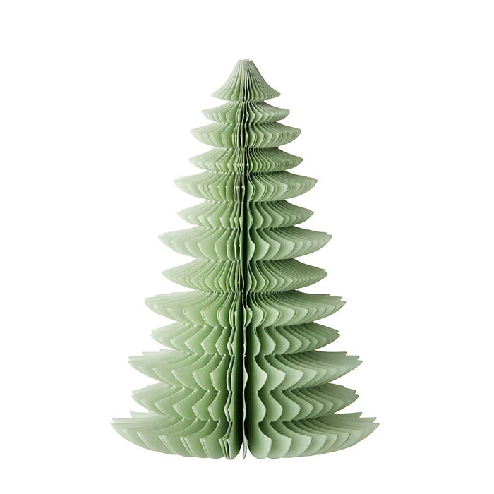 Bungalow Honeycomb Tannenbaum Wispwood, ca. 18 cm MING von Bungalow, Papier, Honeycomb Tree Wispwood H18cm Ming