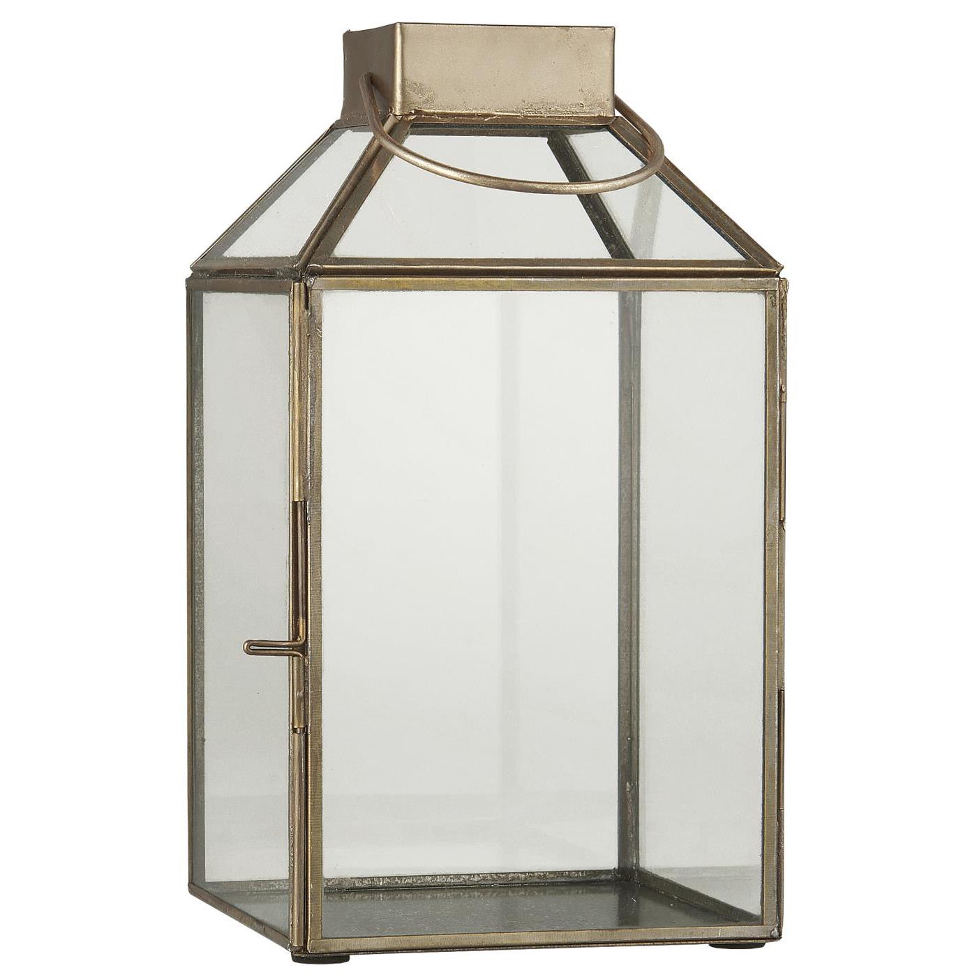 Laterne Norr m/schrägem Glastop von IB Laursen, Höhe ca. 25,5 cm