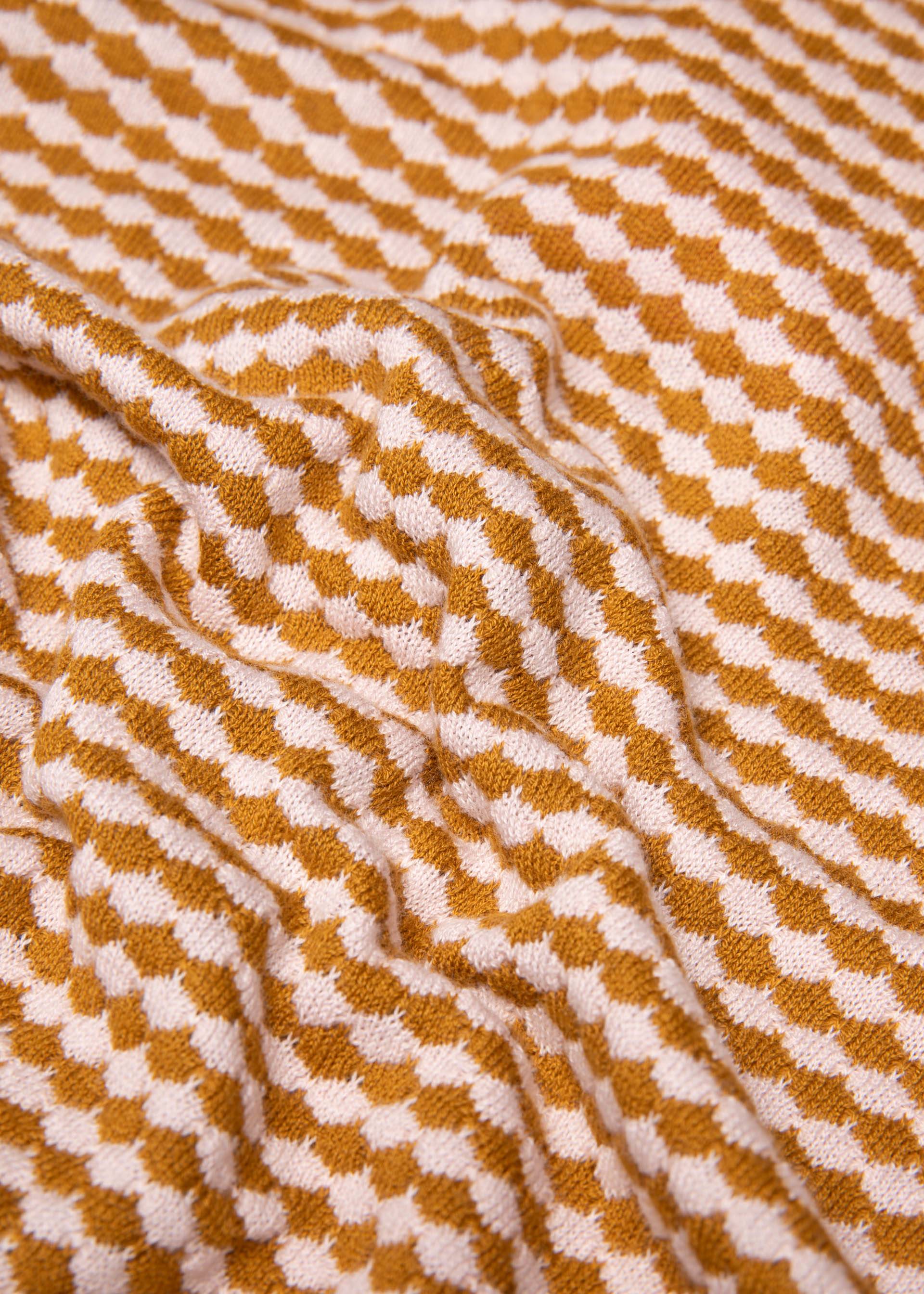 Blutsgeschwister Strickoberteil Petite Poloette - mixed dots rose brown