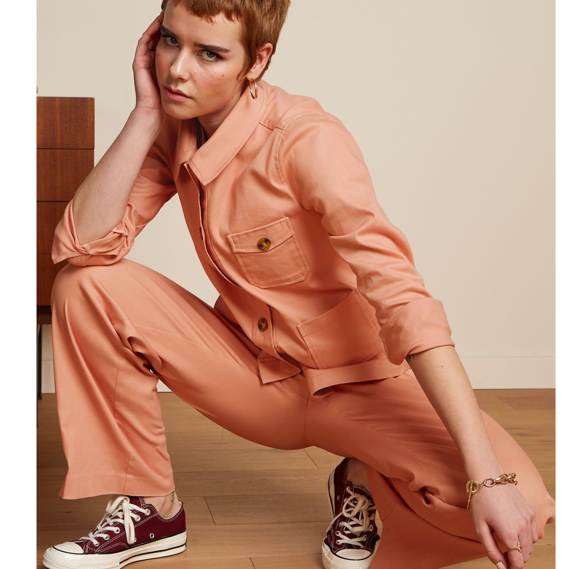 % King Louie Hose  Marcie Pants Sturdy,  Farbe: Muted Pink, %%