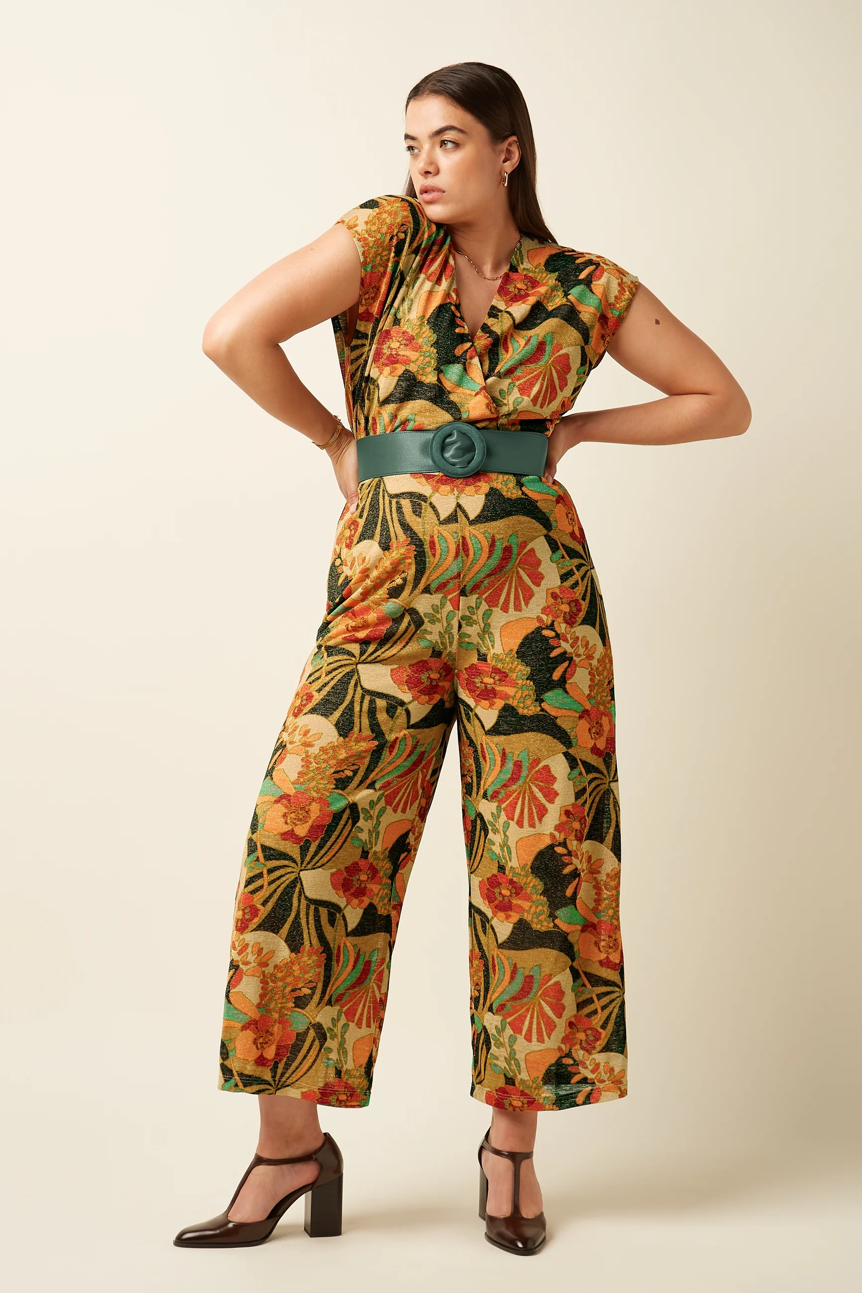 King Louie Gürtel Wide Belt, Farbe: Botanical Green