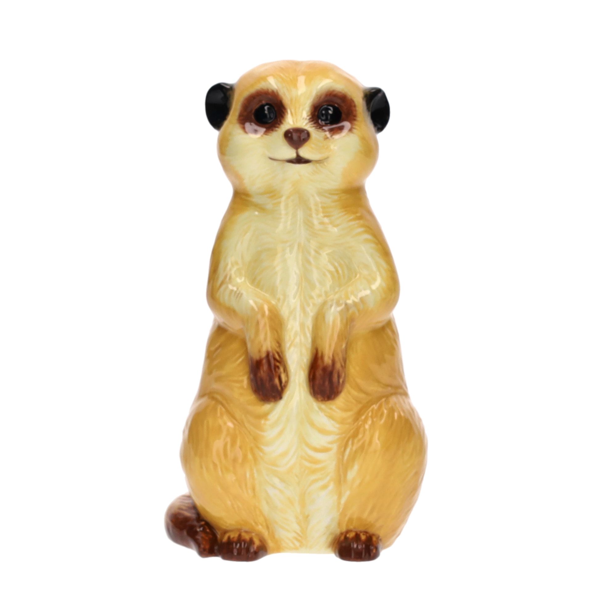 Mignon, Vase Erdmännchen, beige , ca. 18 cm
