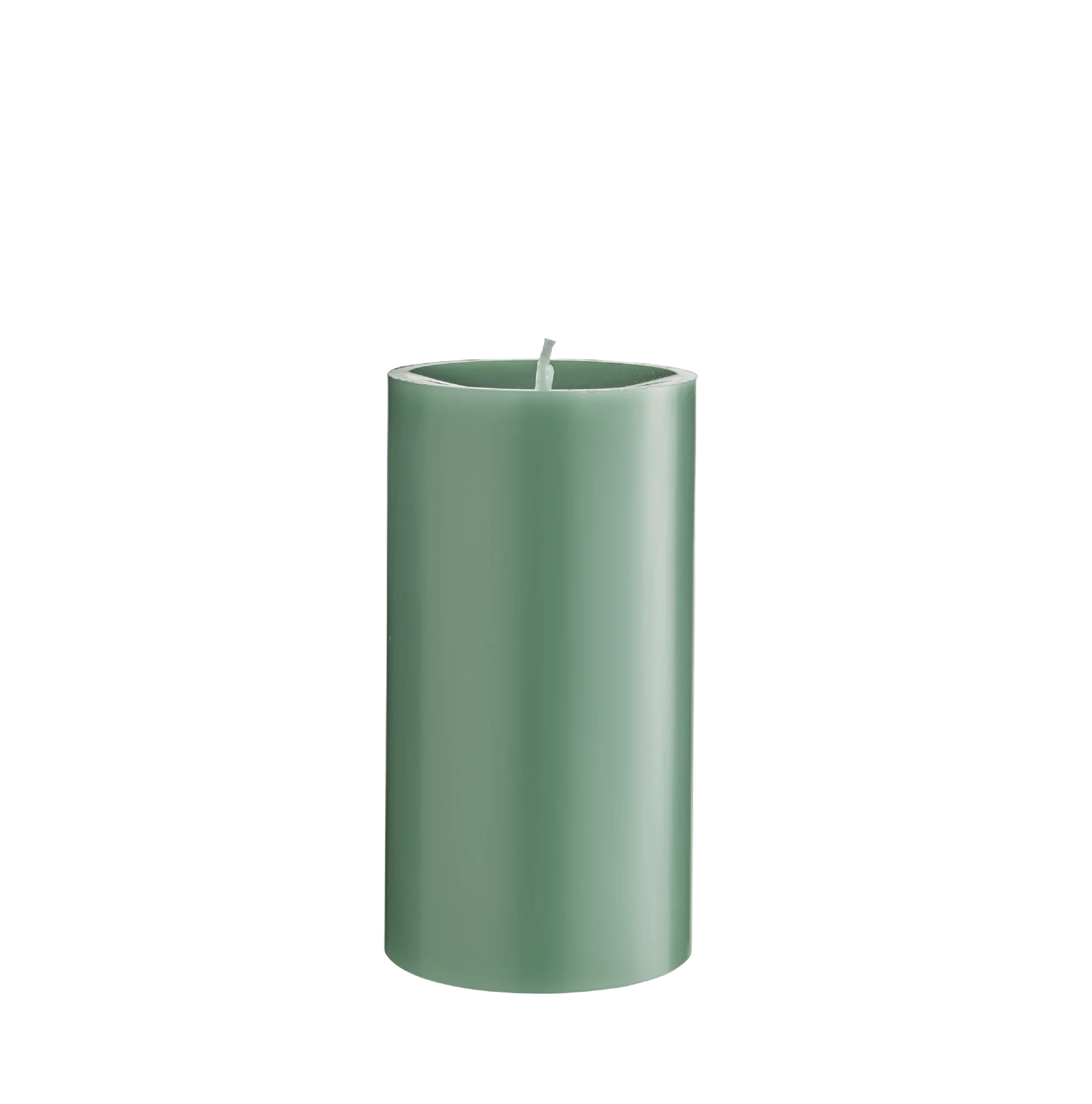 Engels Kerzen, Gegossene Stumpenkerze, D. 8 cm x 15 cm, Farbe: Linde